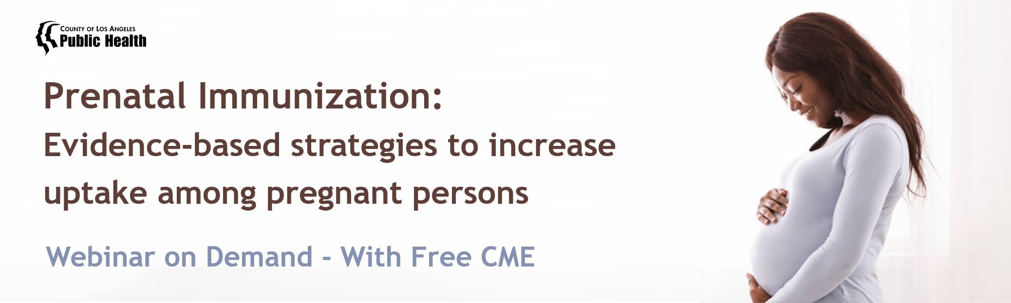Prenatal Immunization Webinar on demand with free CME