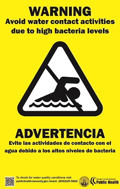 WARNING sign with the YELLOW background