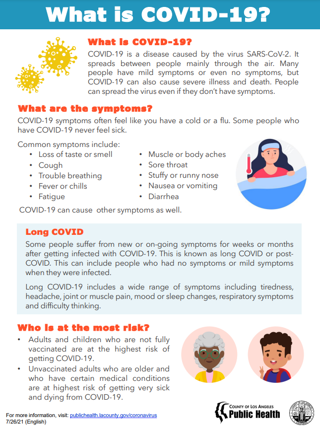 Thumbnail of 'What is COVID-19' infographic
