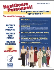 get CDC healthcare worker vaccine flyer