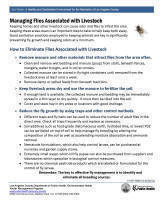 Managing Flies Associated with Livestock