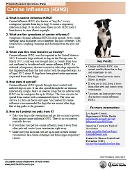 Frequently Asked Questions: Canine Influenza H3N2