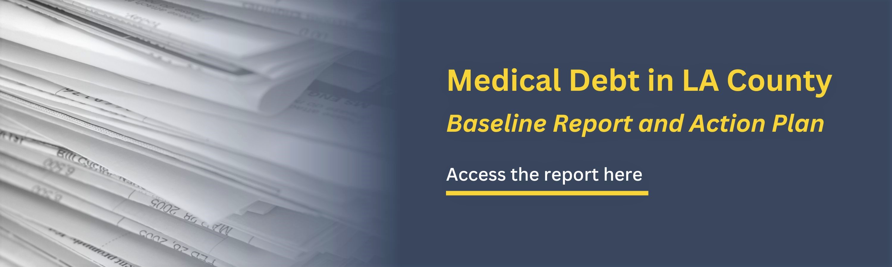 Medical Debt in LA County Baseline Report and Action Plan 2023