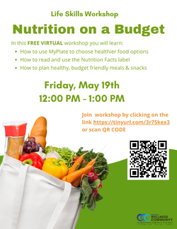 Image of flyer for Nutrition on a Budget