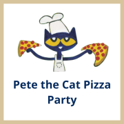 Cat in a chef hat holding peporoni pizza