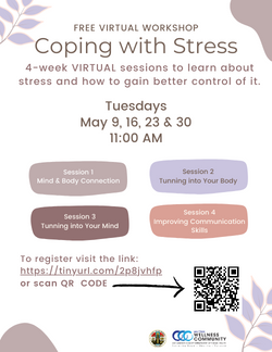 Image of Flyer for Stress Management Workshop