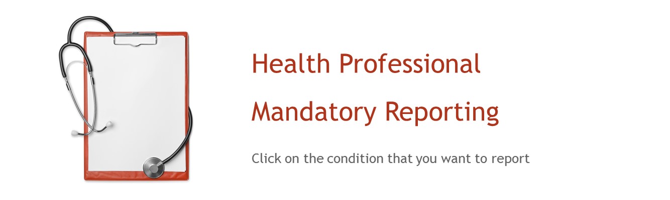 Health Professional and Laboratory Reporting