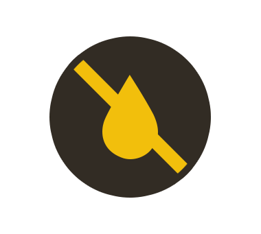 slash on blood icon