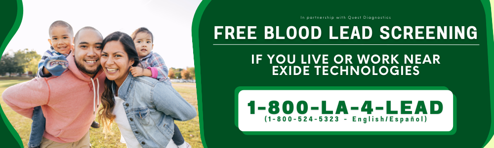 Get a Free Blood Lead Test Flyer
