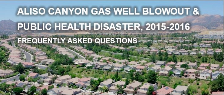 Aliso Canyon Disaster Health Research Study FAQ