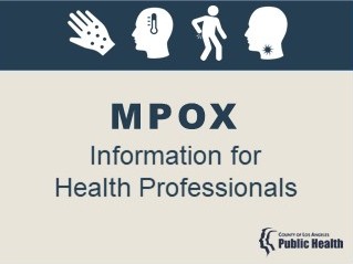 Public Health Monkeypox webpage for health care providers