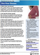 Zika Virus Disease Frequently Asked Questions (FAQ)