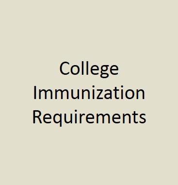 College Immunization Requirements