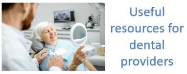 Useful resources for dental providers