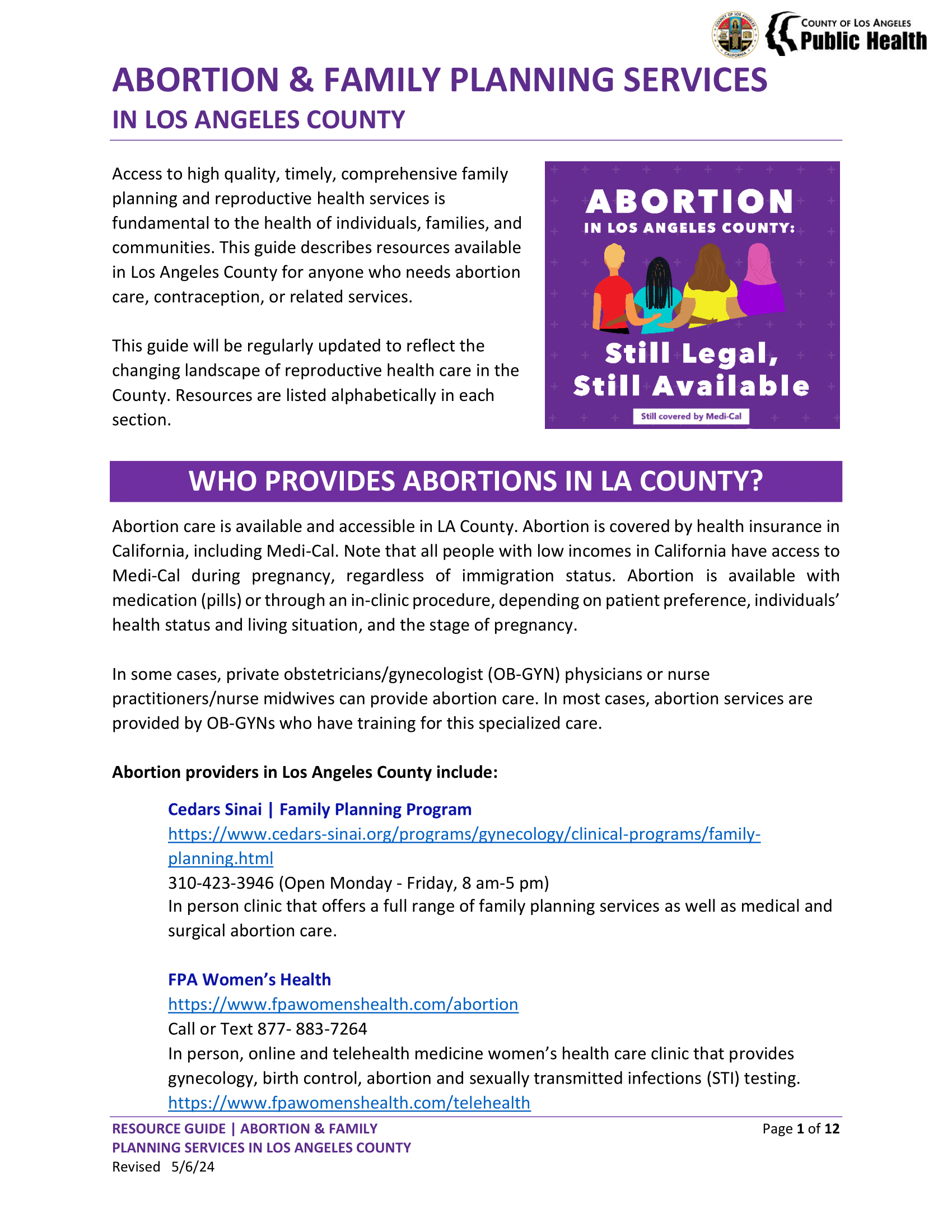 Abortion Resource Guide