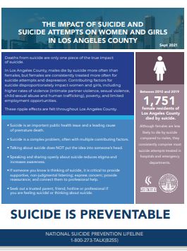 Women and Girls Suicide Brief