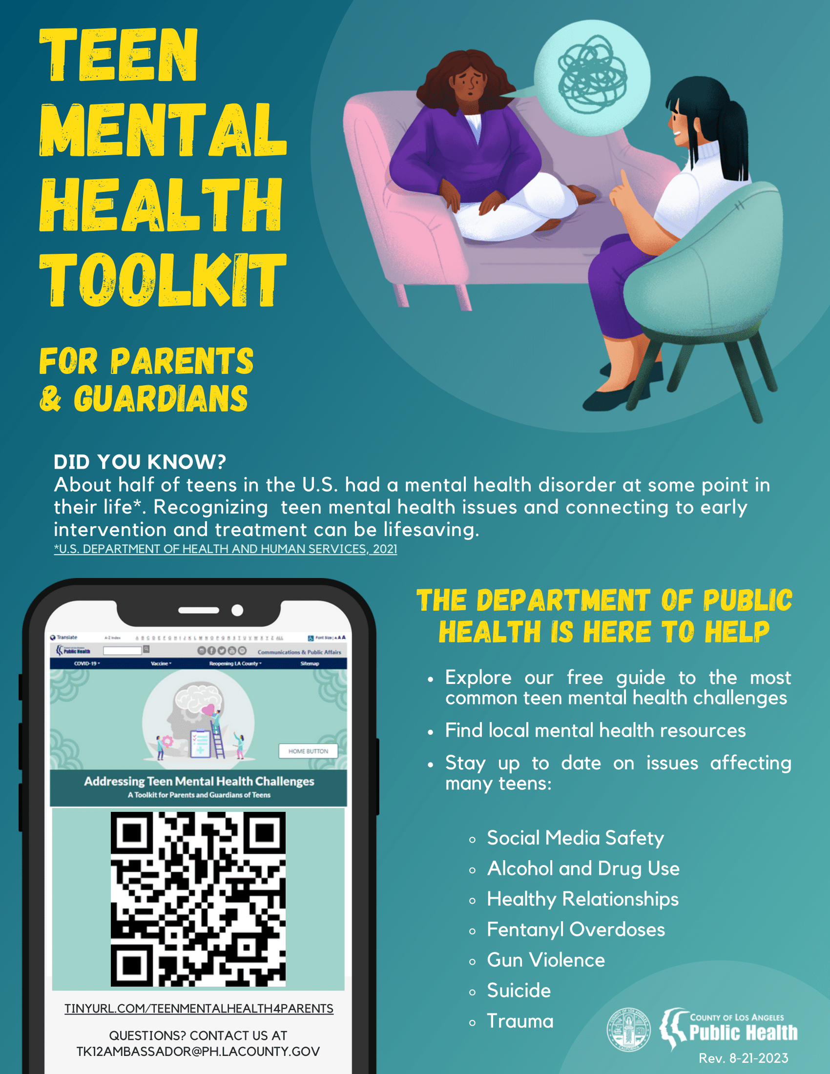 Mental Health Toolkit Parent Flyer