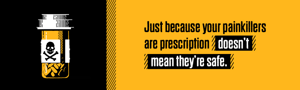 Just because your painkillers are prescription doesn't meant they're safe.