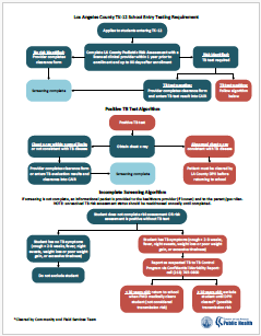 TK-12 School Entry Testing Requirements Algorithm